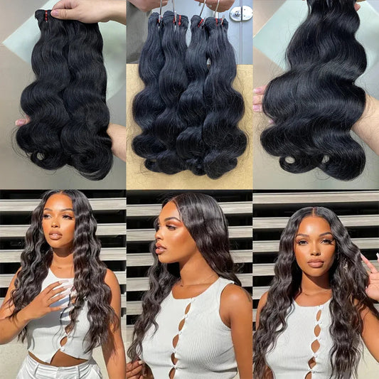 15A Double Drawn Virgin Hair Body Wave Vietnamese Raw Hair. - Maison Novaire #
