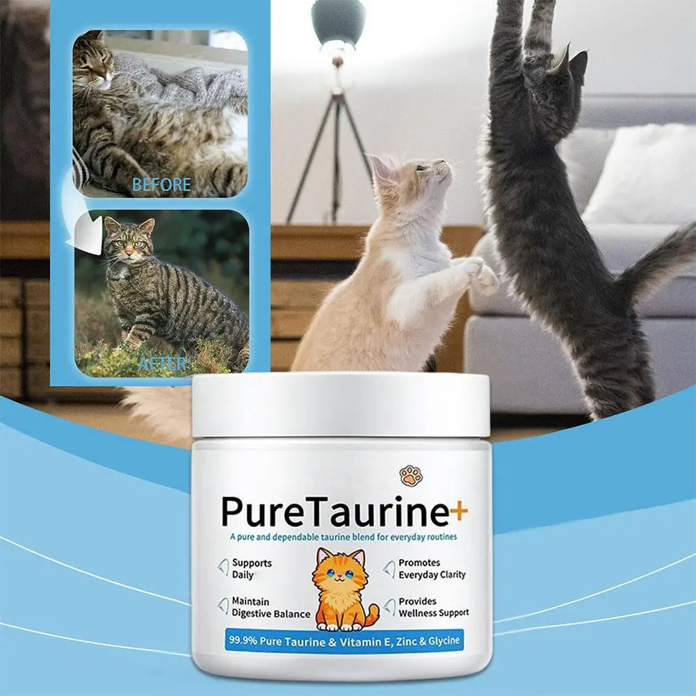 200g Cat Taurine Powder | Digestion & Immune Support - Maison Novaire