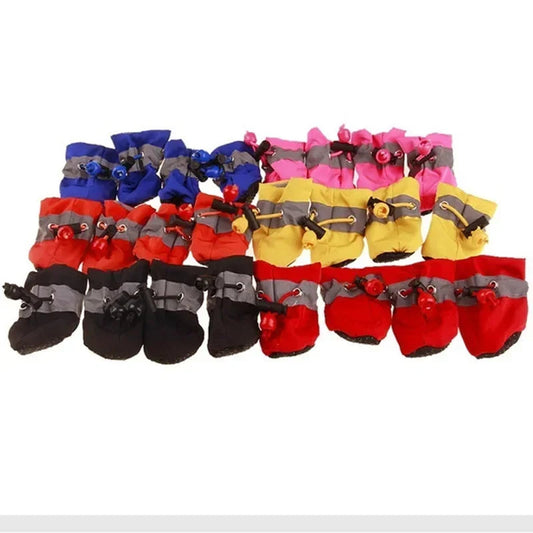 4pcs/set Waterproof Pet Dog Shoes. - Maison Novaire