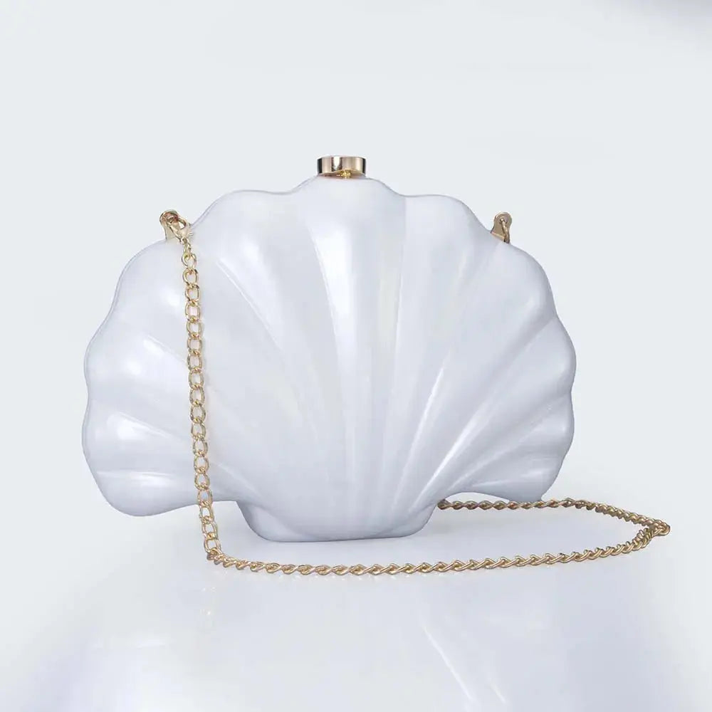 Acrylic Shell Ladies Clutch Purse. - Maison Novaire #