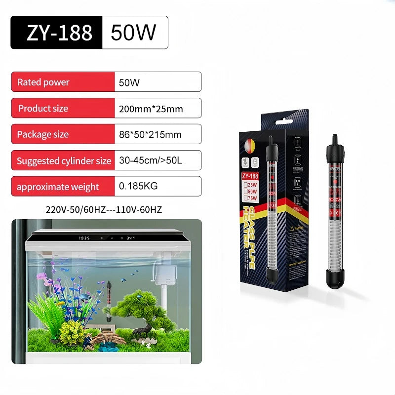 Adjustable Aquarium Temperature Thermostat/Heater Rod. - Maison Novaire