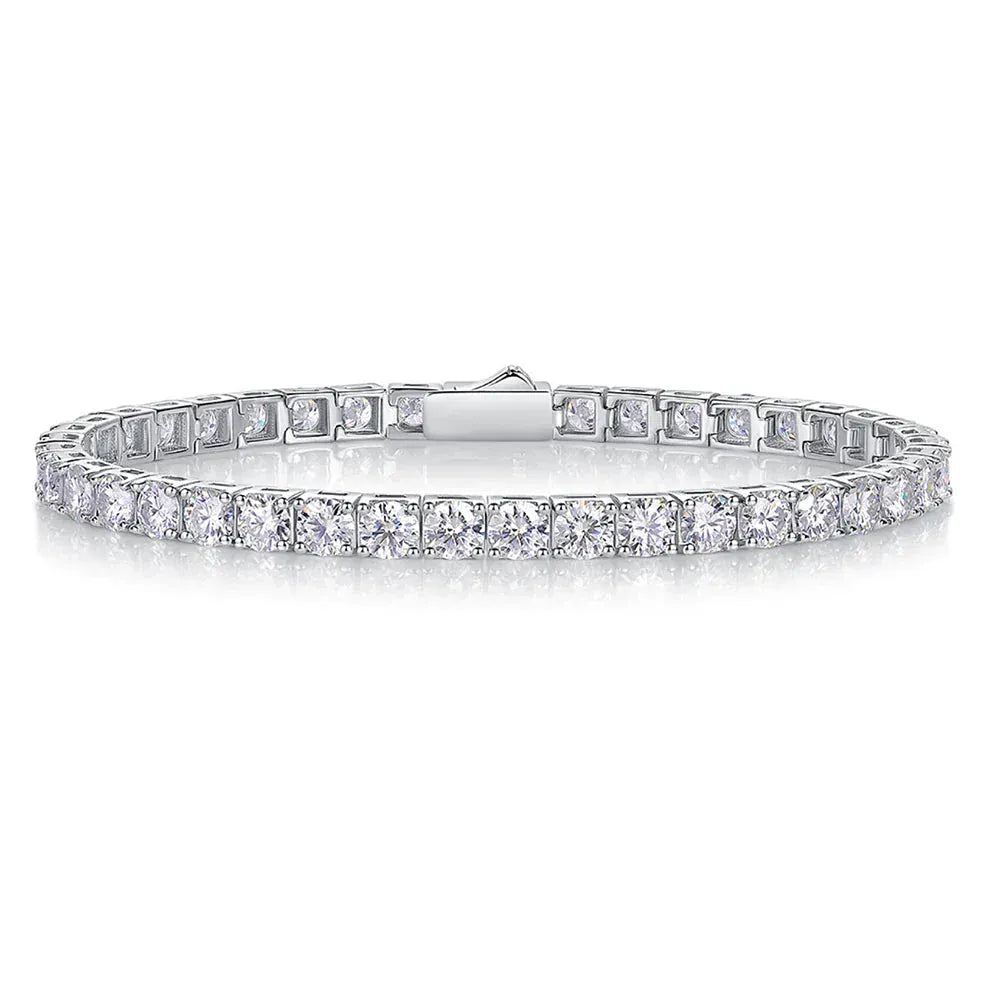 Dainty Moissanite Tennis Bracelet. - BLAKESTORE-NG