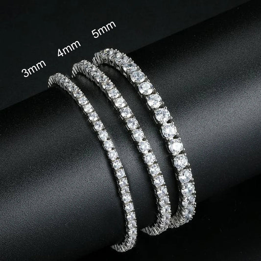 Dainty Moissanite Tennis Bracelet. - Maison Novaire #