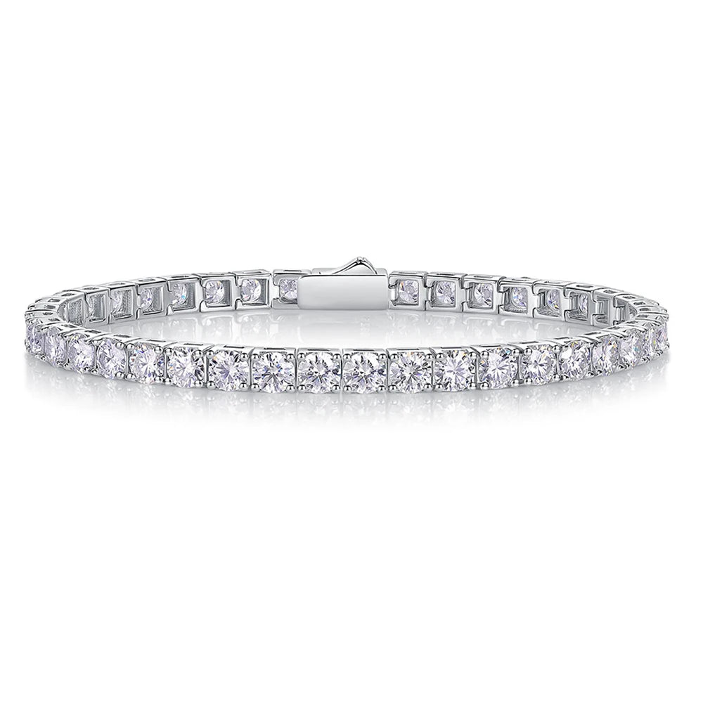 Dainty Moissanite Tennis Bracelet. - Maison Novaire