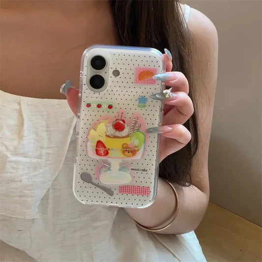 Dessert Ice Cream Stand Holder Phone Case - BLAKESTORE-NG