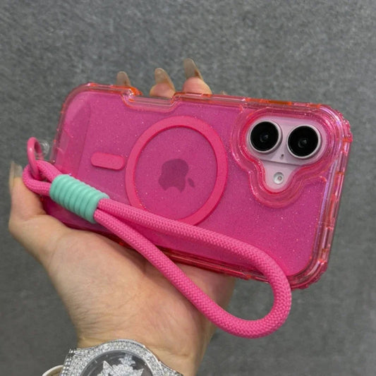 Glitter Transparent Magnetic MagSafe Case for IPhone 17 - Maison Novaire