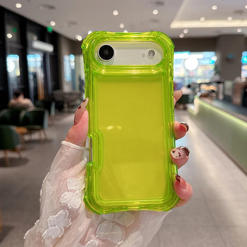 Heavy Duty 3-in-1 Clear Anti-Drop iPhone Case | Shockproof Protective Cover - Maison Novaire