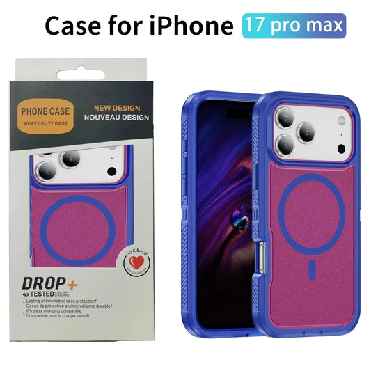 Heavy Mechanical Magnetic Charge PC+TPU Case For IPhone 17. - BLAKESTORE-NG