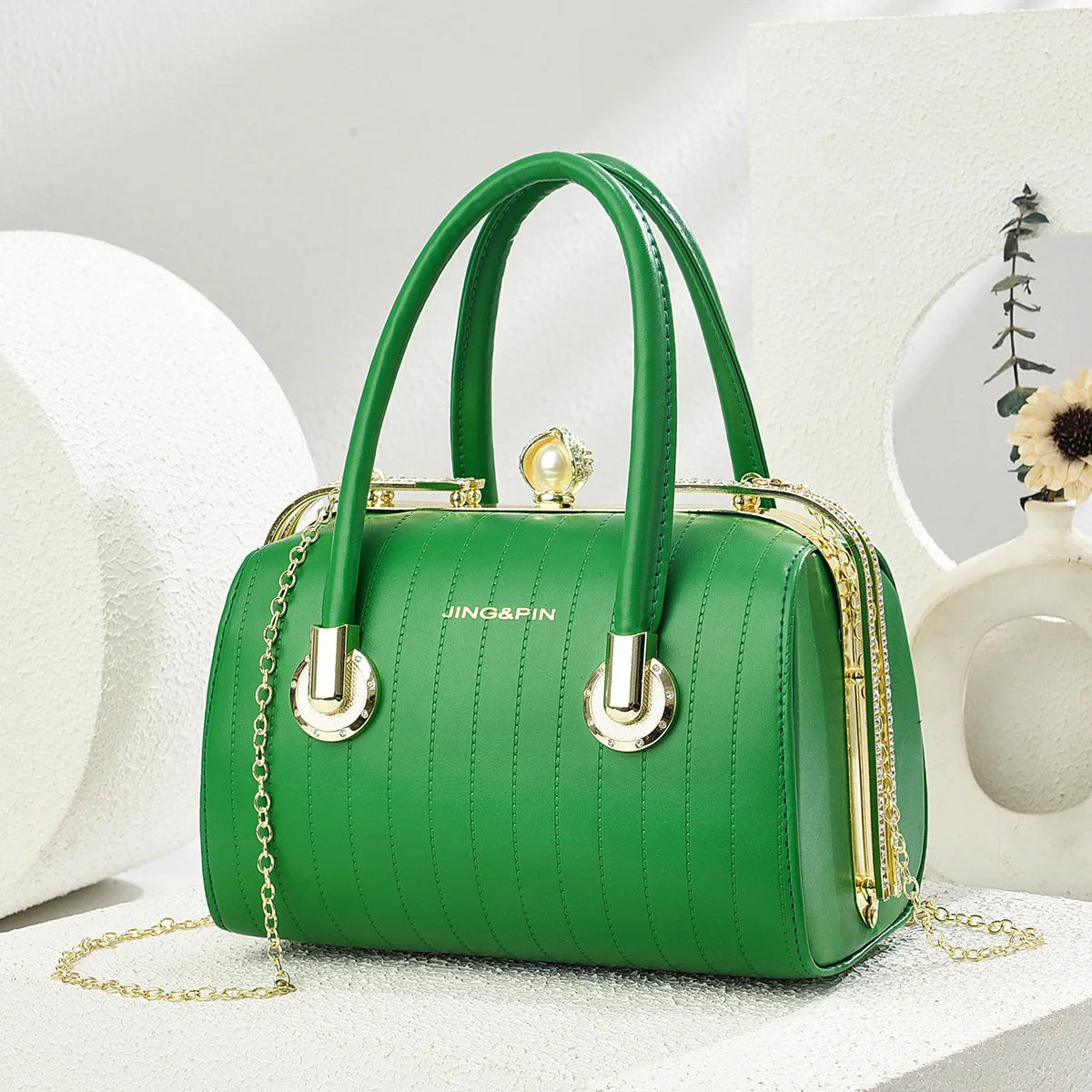 High-quality Exquisite Women's Boston Pillow Bag. - Maison Novaire #