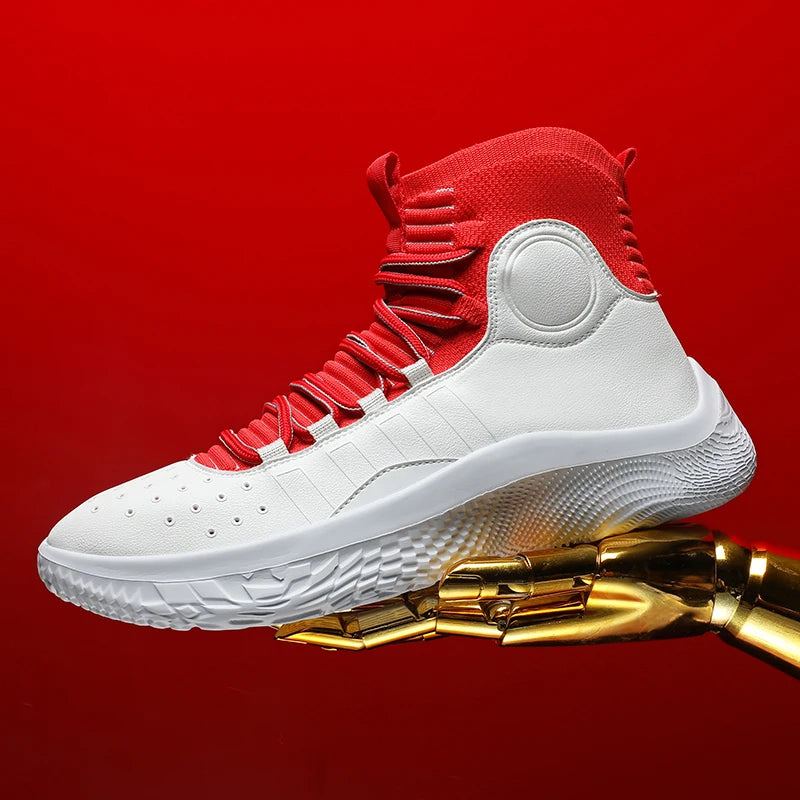 High-top shoe library basketball shoes. Flying light, breathable soft casual sneakers. fashion running shoes. - Maison Novaire #