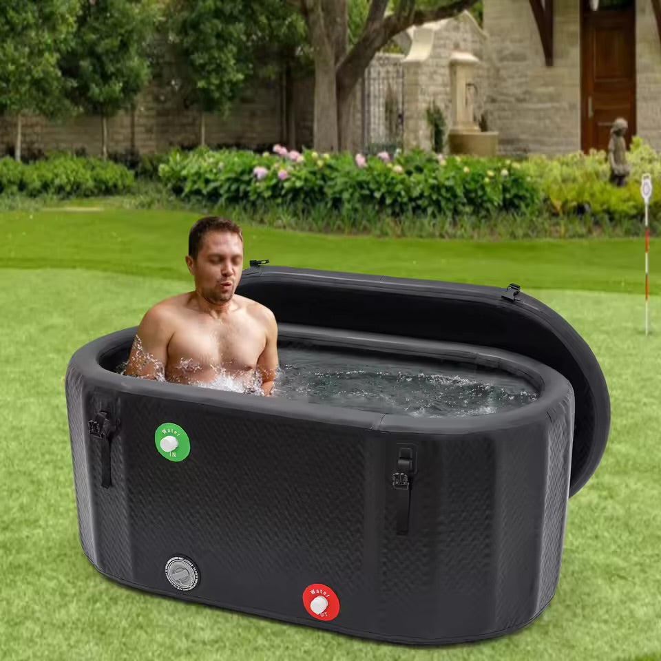 Maison Novaire Inflatable Cold Plunge Tub 275L–370L with Insulated Lid - Maison Novaire