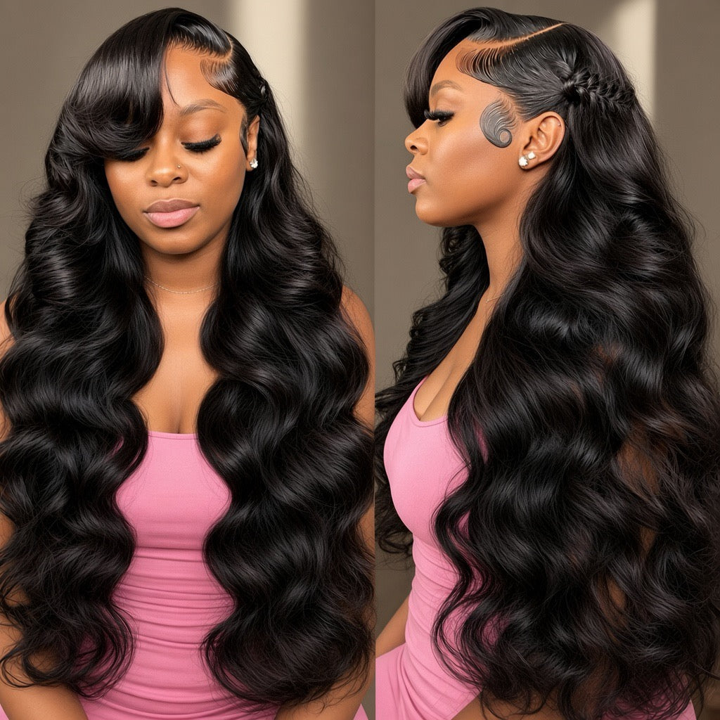 Brazilian Body Wave Human Hair Bundles | Maison Novaire - 12 Inches / Black - Maison Novaire