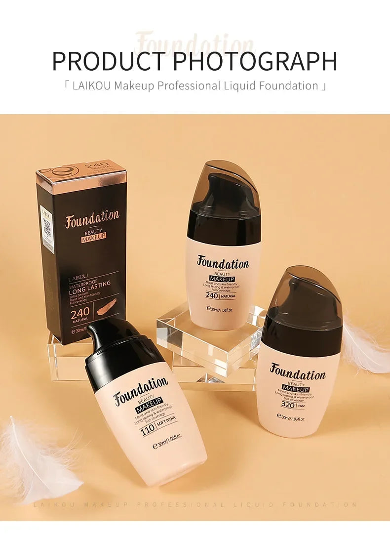 LAIKOU Liquid Foundation-30ml - BLAKESTORE-NG