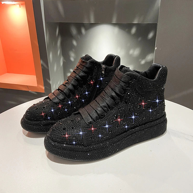 Luxury Diamond Sneakers Full Diamond Shoes. - Maison Novaire