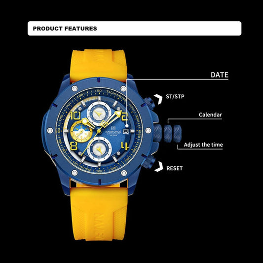 Men Wristwatch Fashion Casual Quartz Date Luxury Watches. - BLAKESTORE-NG