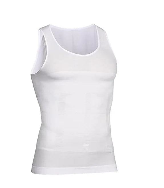 Men’s Compression Undershirt Body Shaper Vest | Slimming Tank Top for Tummy Control, Moobs Reduction & Posture Support - BLAKESTORE-NG