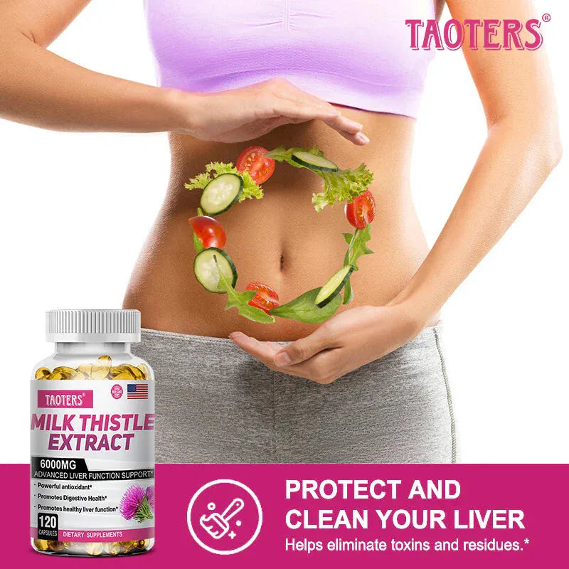 Milk Thistle 6000 mg Capsules for detoxification. - BLAKESTORE-NG