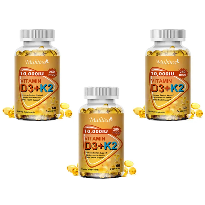 Mulittea Vitamin D3+K2 Capsules Promote Immunity. - BLAKESTORE-NG