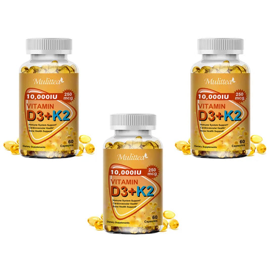 Mulittea Vitamin D3+K2 Capsules Promote Immunity. - BLAKESTORE-NG