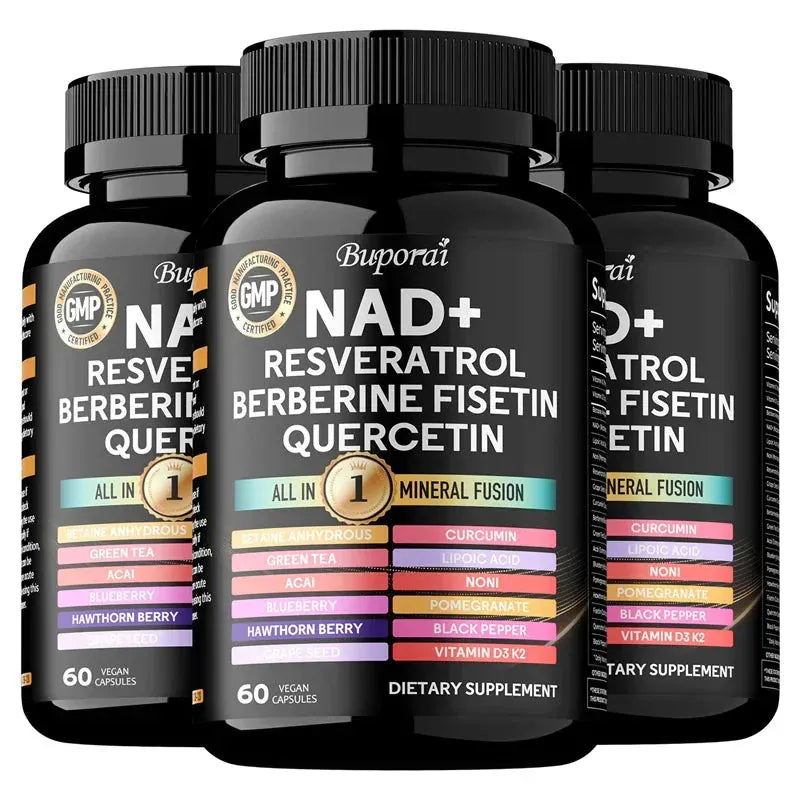 NAD+ Resveratrol Complex – Cellular Health & Anti-Aging Formula (1000 mg) - BLAKESTORE-NG