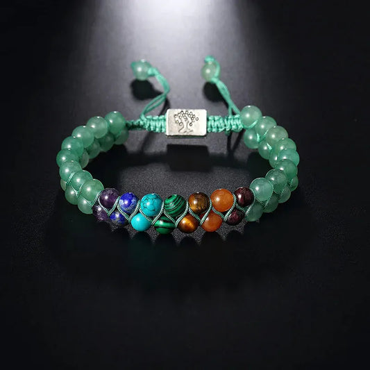 Natural Healing Beads Bracelet Set for Men and Women - B 6MM - Maison Novaire