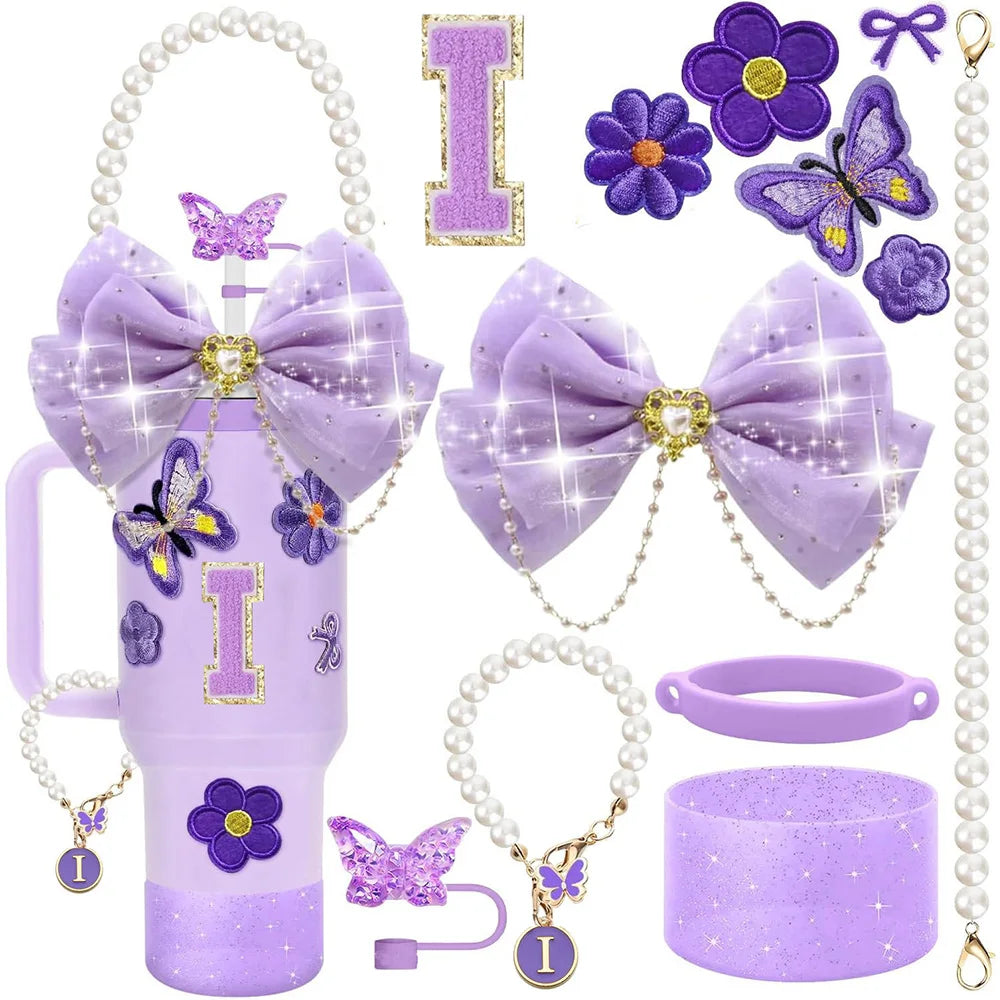 Purple 12pcs Cup Accessories Set for Stanley 40oz. - Maison Novaire