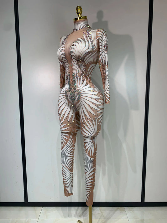 Sexy High Stretch Jumpsuit. - BLAKESTORE-NG