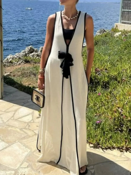 Sleeveless Maxi Knit Dress - BLAKESTORE-NG