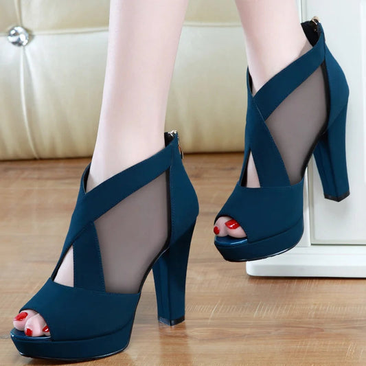 Summer Women High Heel Shoes. - Maison Novaire