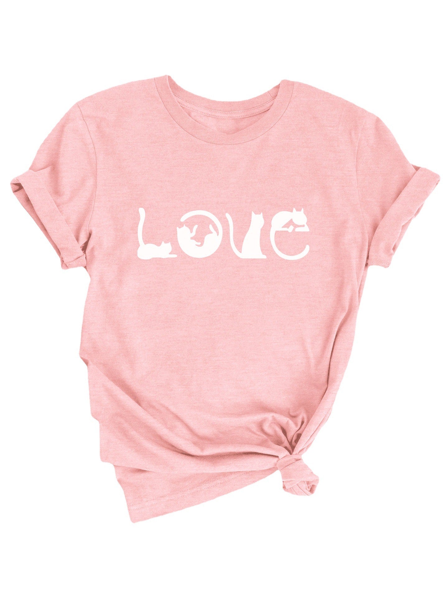 Valentine's Day LOVE Printed Women's T-shirt - Maison Novaire