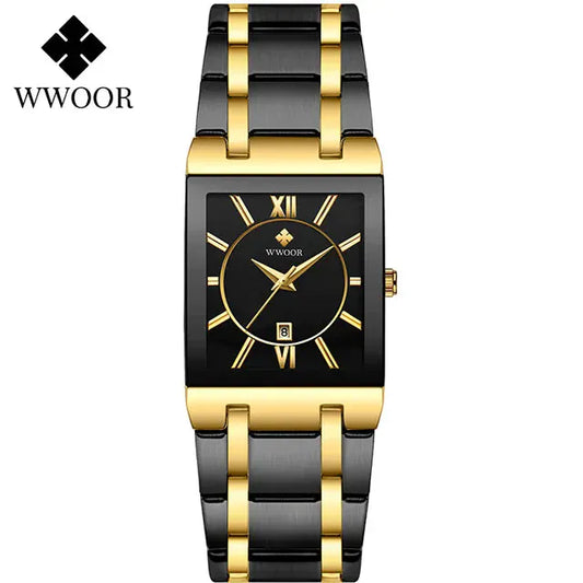 WWOOR Women’s Watch | Blue Square Bracelet Quartz Watch - BLAKESTORE-NG