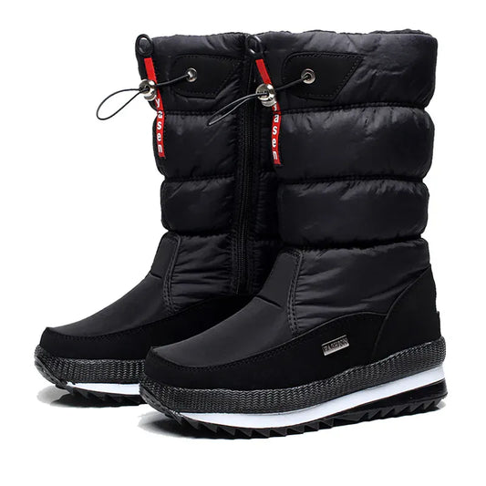 Womenās Snow Boots ā Platform Winter Boots - BLAKESTORE-NG