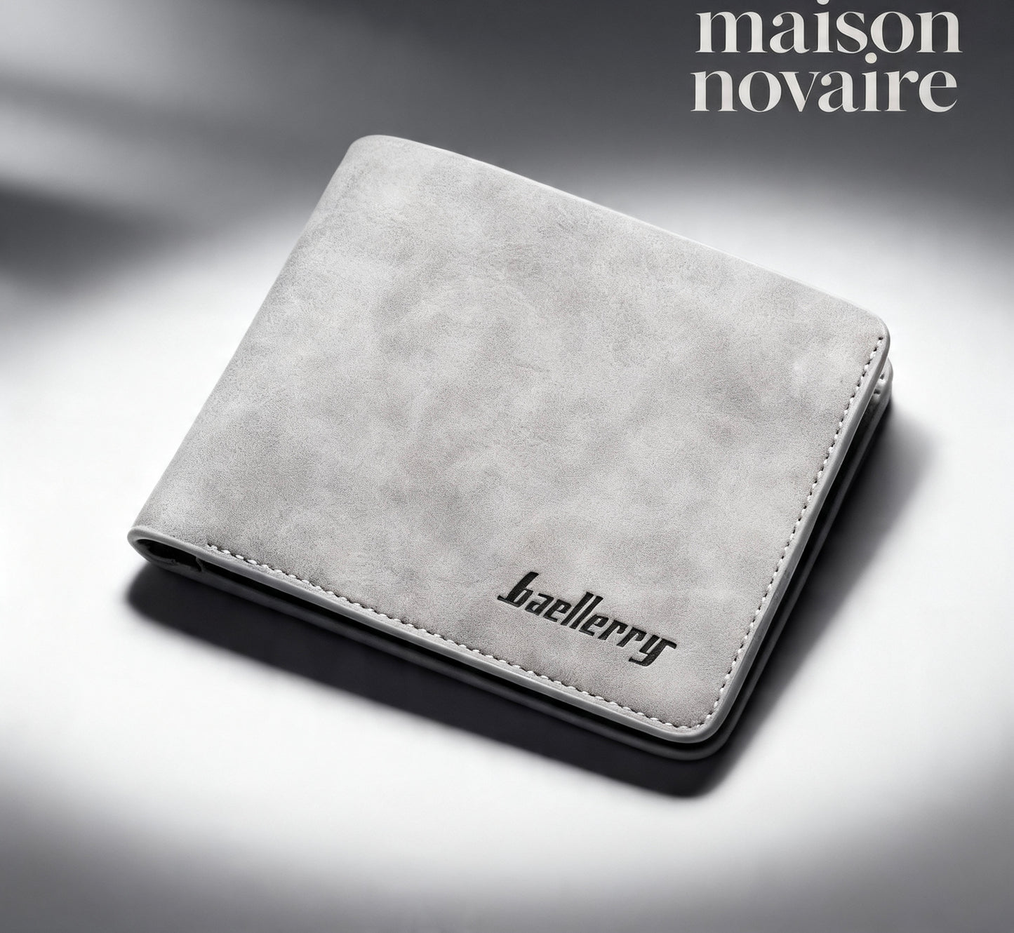 Men Genuine Leather Slim Wallet with Multi-Card Holder