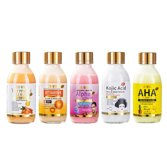 125ml AHA Arbutin Whitening Face Essence | Turmeric Kojic Serum 125ml