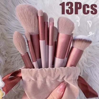 13 PCS Makeup Brushes Set for Women. - BLAKESTORE-NG