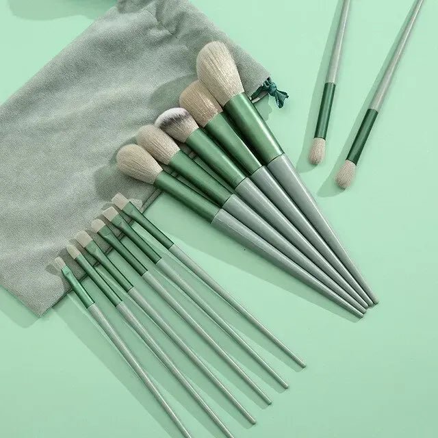 13 PCS Makeup Brushes Set for Women. - BLAKESTORE-NG