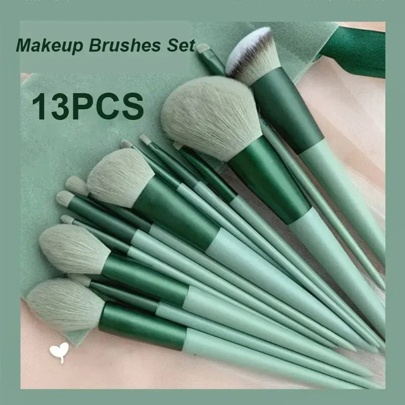 13 PCS Makeup Brushes Set for Women. - BLAKESTORE-NG