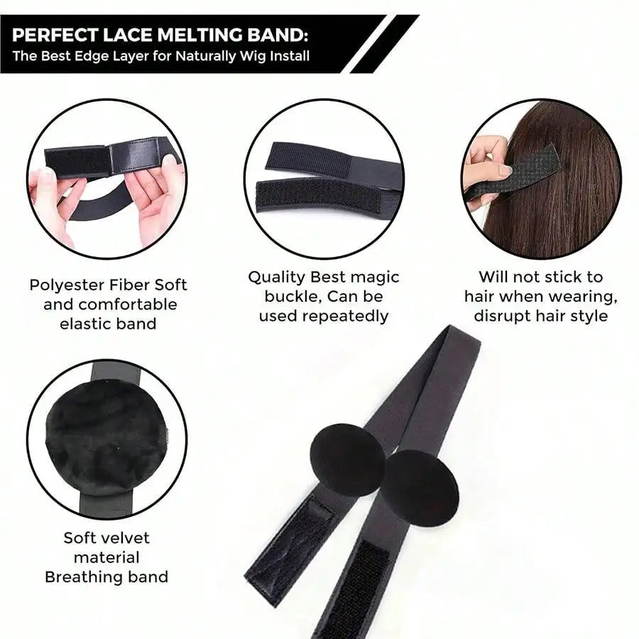 1Pc Edge Melt Band With Ear Protector Hair Band - Maison Novaire #