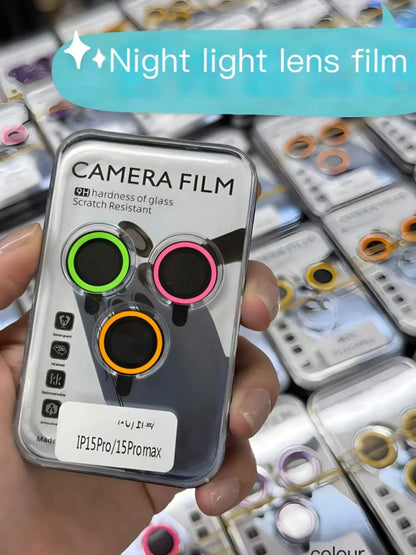 2-3Pcs Luminous Ceramic Camera Protector Film For IPhone. - Maison Novaire