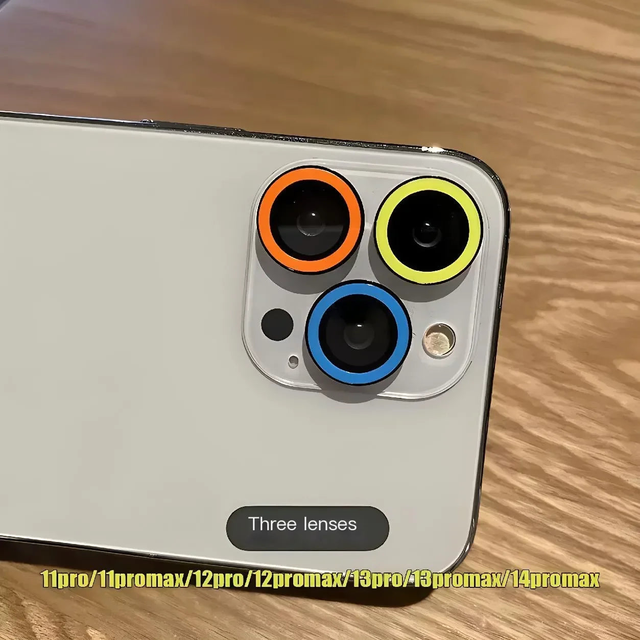 2-3Pcs Luminous Ceramic Camera Protector Film For IPhone. - Maison Novaire