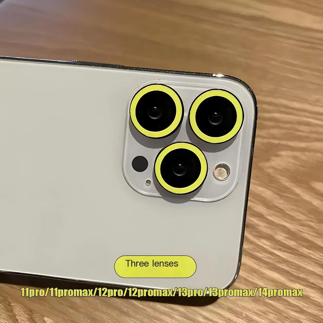2-3Pcs Luminous Ceramic Camera Protector Film For IPhone. - Maison Novaire