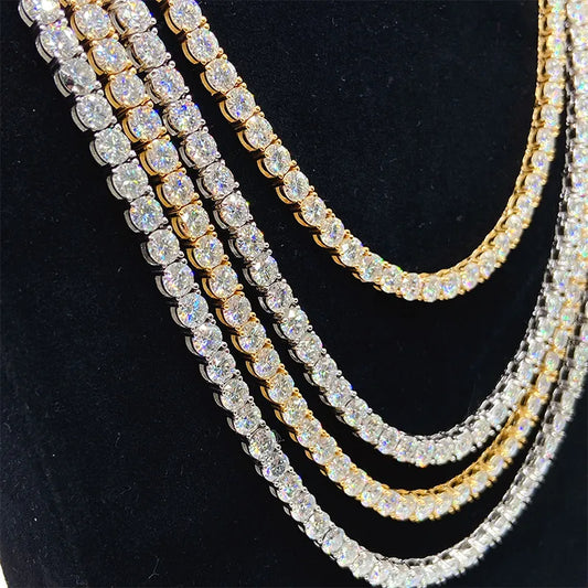 2026 Unisex Moissanite Tennis Chain Bracelet - Maison Novaire