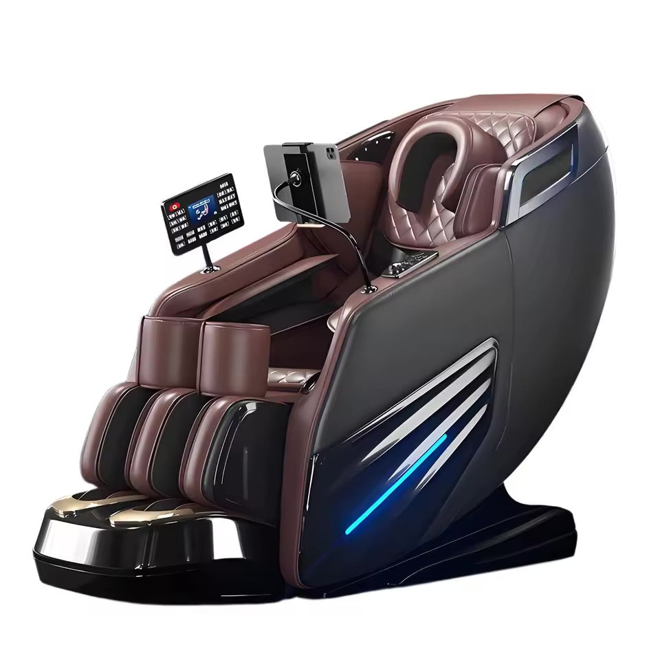 2026 Upgrade 6D Jade Rollers Massage Chair with SL-Track & AI Voice Control - Maison Novaire
