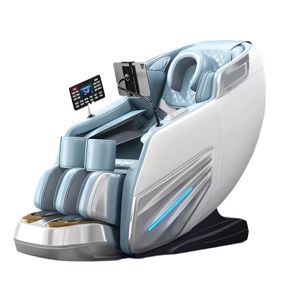 2026 Upgrade 6D Jade Rollers Massage Chair with SL-Track & AI Voice Control - Maison Novaire