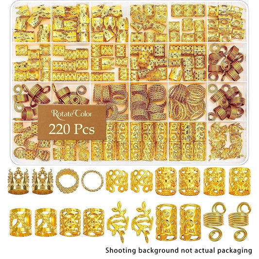 220pcs Dreadlock Hair Rings. - Maison Novaire