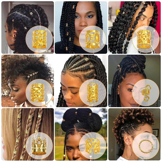 220pcs Dreadlock Hair Rings. - Maison Novaire