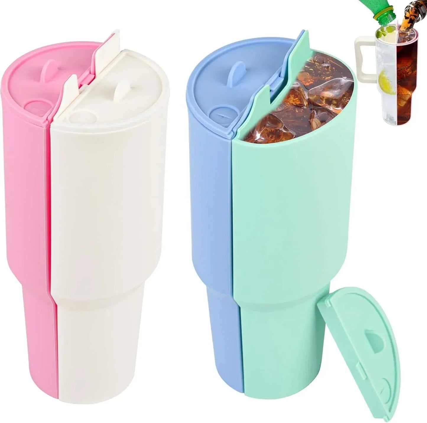 2in1 Drink Divider Compatible with Stanley Tumbler 40oz. - Maison Novaire