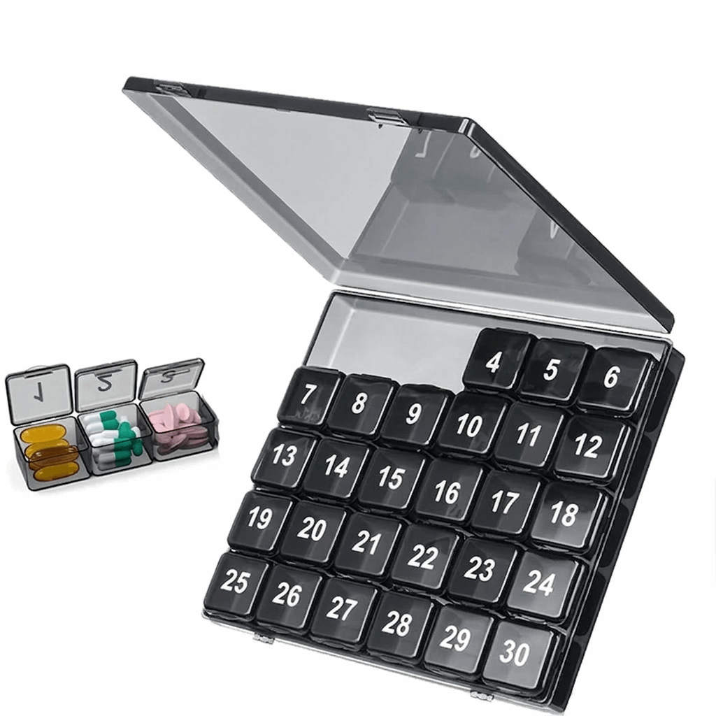 30-Day Monthly Pill Organizer Case - Maison Novaire #