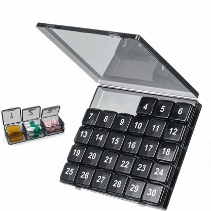 30-Day Monthly Pill Organizer Case - Maison Novaire #