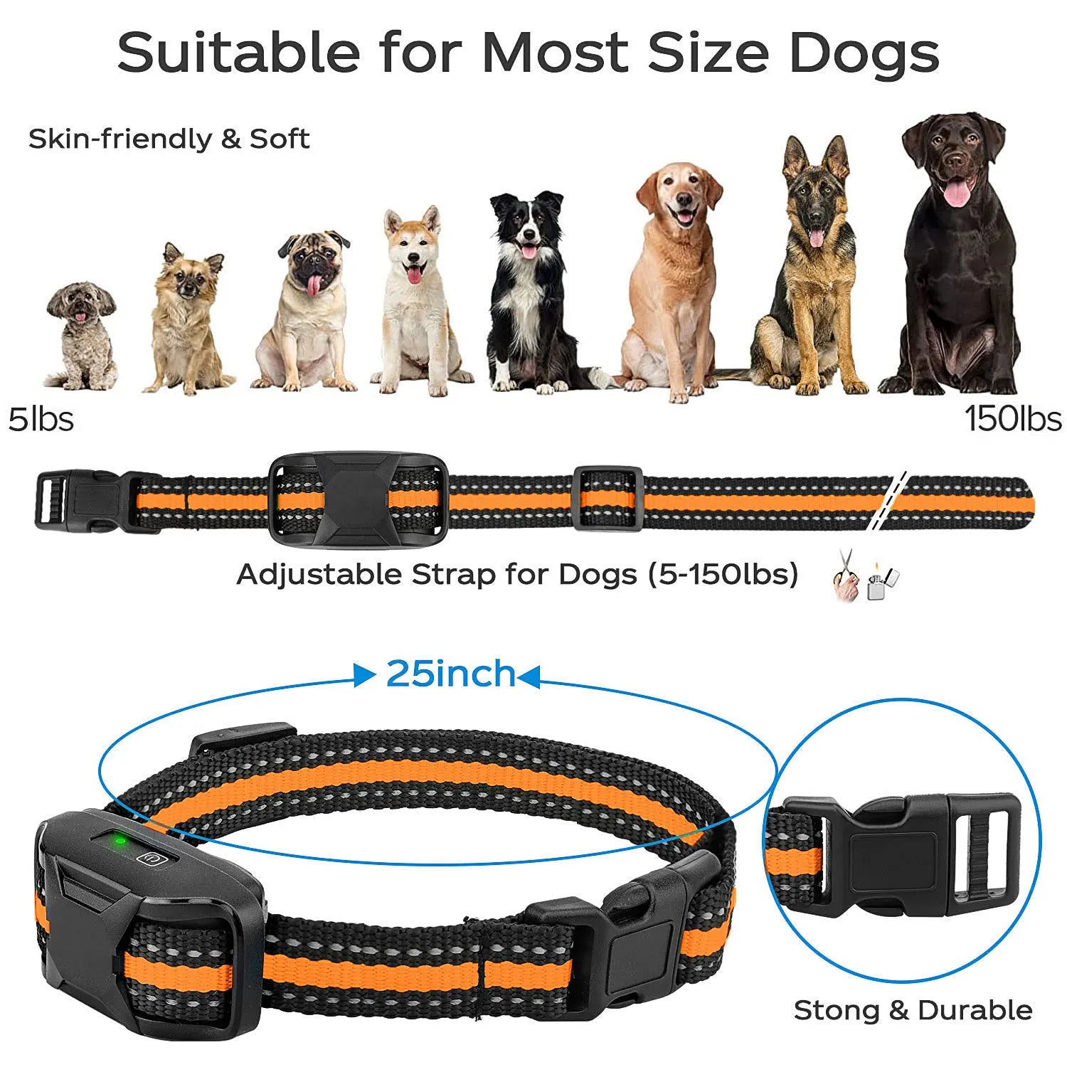 3300Ft Electric Dog Training Collar Remote Control. - Maison Novaire